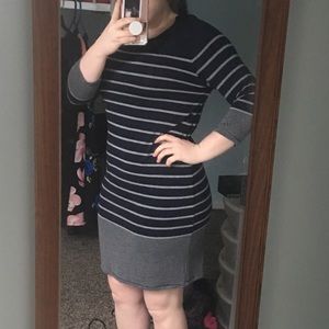 Super Soft Striped Swing Dress